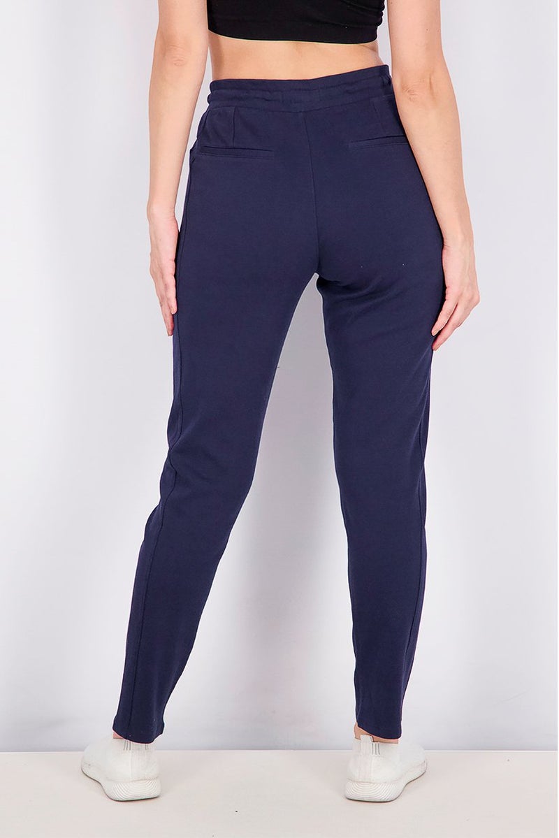 Tchibo Women Stretchable Jogger Pants, Navy Blue - Image 2